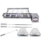 Combo Brasa Grill Tradicional Único Andar Gira 5 Espetos Churrasqueira Giratória Bi Volts Combo Brasa Grill Tradicional Único Andar Gira 5 Espetos Churrasqueira Giratória Bi Volts