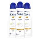 Combo c / 3 unid desod. dove aero original cr hidratante 150 ml 7506306241183