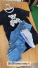Combo : camiseta/ tênis / calça