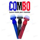 Combo Caneta Poster Pen Para Escrita Em Cartaz e Faixa Cartazista 10/30MM Cor Azul, Vermelha e Preta