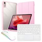 Combo Capa Acrilico P/tablet Lenovo P12.7 + Teclado Touch