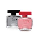 Combo Coffe Lucky Desodorante Colônia: Woman 100ml + Man 100ml Combo Coffe Lucky Desodorante Colônia: Woman 100ml + Man 100ml