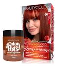 Combo Coloração Kit Beautycolor 66.74 + Color Pots Ruivo Cobre