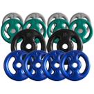 Combo com 14 Anilhas Emborrachadas - 60 Kg