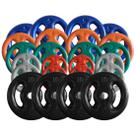 Combo com 24 Anilhas Emborrachadas - 100 Kg