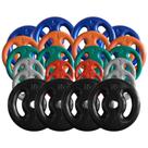Combo com 24 Anilhas Emborrachadas - 100 Kg