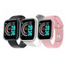 COMBO com 3 Relogio Inteligente Smartwatch Y68 Bluetooth sendo 1Preto 1 Branco e 1Rosa