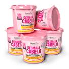 Combo Com 5 Máscaras Desmaia Cabelo Forever Liss 350G