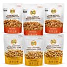Combo com 6 unidades de Castanhas 3 unid. Caramelizada 100g e 3 unid. Salgada 100g Amigos do Bem