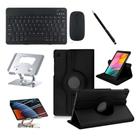 Combo Compatível Galaxy Tab A11 Plus 2025 Cap Giratória + Teclado e Mouse sem fio + Caneta dupla