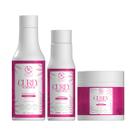 Combo Creme de Pentear Cachos 1L + Shampoo 500ml + Máscara Hidratante 500g