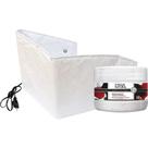Combo creme pimenta negra 300g cinta térmica abdominal 110v