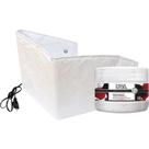 Combo creme pimenta negra 300g cinta térmica abdominal 110v