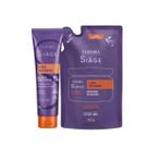 Combo Cronograma Hidratação Leave-in Finalizador Refil Máscara Capilar Liso Intenso Siàge Eudora