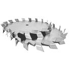 COMBO de 2 Discos Cowles de 250mm Chapa de 2mm em aço inox 304