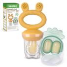 Combo de Alimentador de Frutas Haakaa para Bebés y Mini Congelador