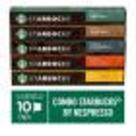 Combo de cafés by nespresso starbucks = 50 cáps