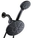 Combo de Ducha AquaDance 7 Premium de Alta Presión Negro Mate