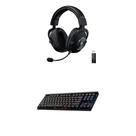 Combo de headset gamer e teclado Logitech G Pro X Lightspeed Combo de headset gamer e teclado Logitech G Pro X Lightspeed