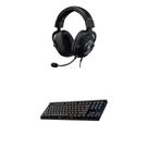 Combo de headset gamer e teclado sem fio Logitech G Pro X Combo de headset gamer e teclado sem fio Logitech G Pro X