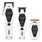 Combo De Maquina De Cabelo Profissional Wmark Ng 7602 Kit