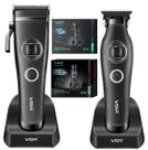 Combo De Máquinas De Corte E Acabamento VGR V-880C + V-880T Motor Brushless 7.200 RPM Profissional Combo De Máquinas De Corte E Acabamento VGR V-880C + V-880T Motor Brushless 7.200 RPM Profissional