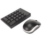 Combo de mouse com teclado numérico sem fio Serounder 22 teclas USB