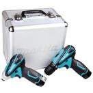 Combo de Parafusadeira Impacto e Furadeira Parafusadeira 12V Li-ion Bivolt com Maleta -Makita-LCT204