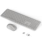 Combo de teclado e mouse sem fio Cloud-W 2.4Ghz Aesthetic Grey