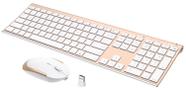 Combo de Teclado e Mouse Sem Fio VssoPlor Recarregável e Slim