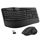 Combo de teclado e mouse ULSOU Wireless 2.4G em tamanho grande