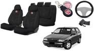 Combo Design Tecido Tipo 1990-1999 + Capa Volante + Chaveiro Fiat