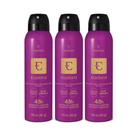 Combo Desodorante Antitranspirante Aerosol Eudora 3x150ml/90g