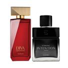 Combo Diva Esplêndida Desodorante Colônia100ml + Intention For Man Strong Desodorante Colônia 100ml