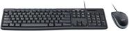 Combo eclado e mouse logitech mk200 preto