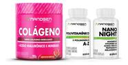 Combo Equilíbrio e Cuidado Diário Nanogen Colágeno Nano Night Polivitamínico