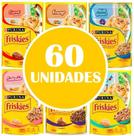 Combo Escolha 60 Un Sachê Friskies 85g Ração Úmida P/ Gatos