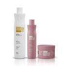 Combo Escova Progressiva 500g + Kit Manutenção Pós-Progressiva 300ml/250g - Fashion Gold