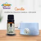 Combo Essência Super Concentrada 10 ml + 1 Difusor Elétrico de Tomada Aromatizador