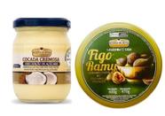 COMBO Figo Ramy Caramelizado 600g Cocada Cremosa Diet Zero Açúcar 210g reserva de minas