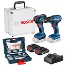 Combo Furadeira e Chave de Impacto Com Kit Pontas e Brocas V-line 48 Peças - Bosch