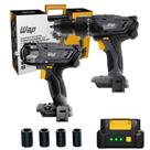 Combo Furadeira Parafusadeira de impacto K21 ID03 + Chave de impacto K21 CH01 21V - K21 KT01 (110V/220V)