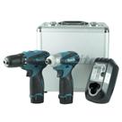 Combo Furadeira Parafusadeira e Parafusadeira de impacto a bateria com maleta - LCT204 (110V/220V) Combo Furadeira Parafusadeira e Parafusadeira de impacto a bateria com maleta - LCT204 (110V/220V)