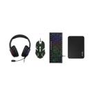 Combo Gamer 4 em 1 Bright Lumen Preto