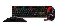Combo Gamer Kwg Aries M1 Lite 4 Em 1 Teclado Mouse Headset E Mousepad - Aries-m1-lite
