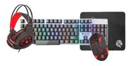 Combo Gamer Teclado Mouse Headset Mousepad Hayom Tc3220 4in1