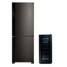 Combo Geladeira Inteligente B= Smart 500L Cor Black Inox + Adega 12 Garrafas Cor Preta Brastemp (BRE66AE + BZC12BE) - B6AE_BZC1_CJ