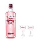 Combo Gin Gordons Pink 750ml + 2 Taças