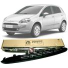 Combo Grade Superior + Friso Cromado + Emblema Fiat Punto Attractive Essence Sporting 20013 2014 2015 2016 a 2019