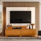 Combo Home Com Pés + Painel Para TV 60 Polegadas New Apolo - 7 Decor